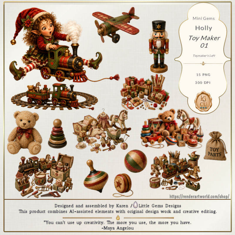 (image for) Mini Gems | CU | Holly | Toy Maker 01